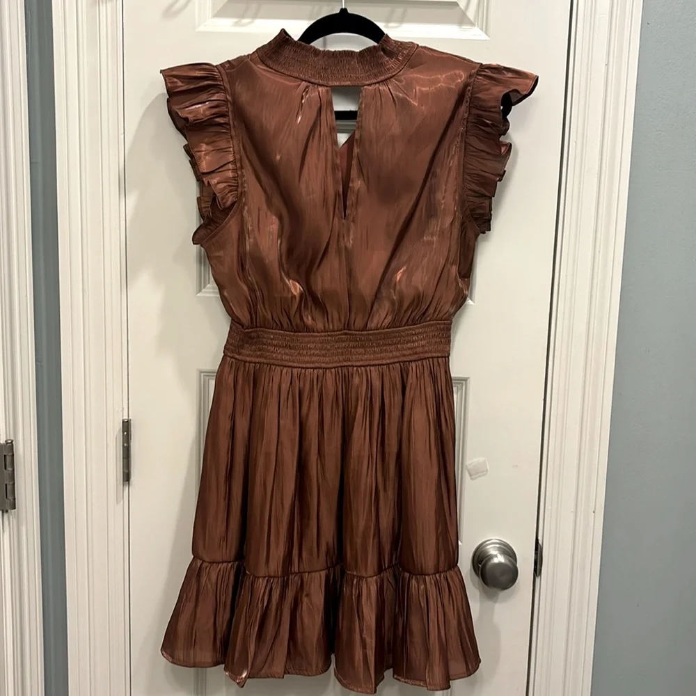 Rust Colored Dress - Picture 1 of 4
